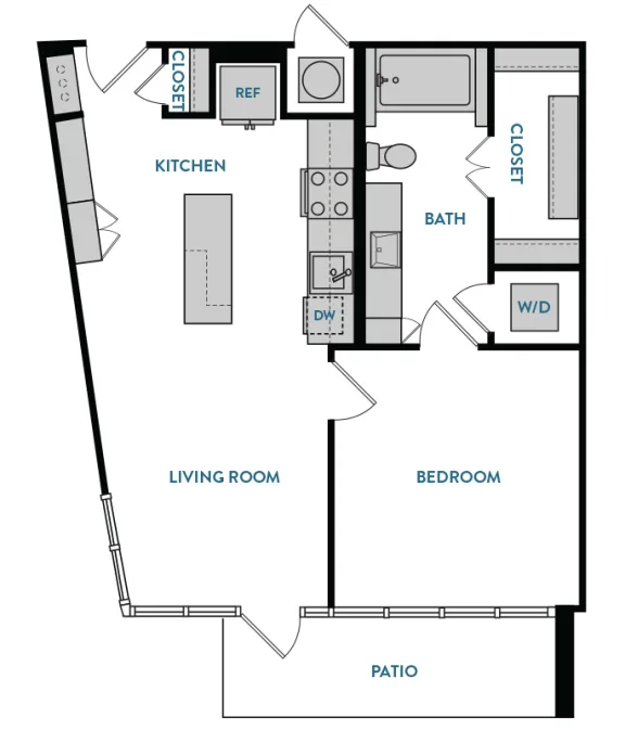 The Hamilton Rise apartments Dallas Floor plan 5