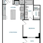 The Hamilton Rise apartments Dallas Floor plan 7
