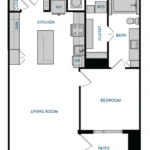 The Hamilton Rise apartments Dallas Floor plan 9