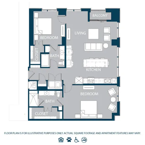 The Jordan by Windsor Rise apartments Dallas Floor plan 11