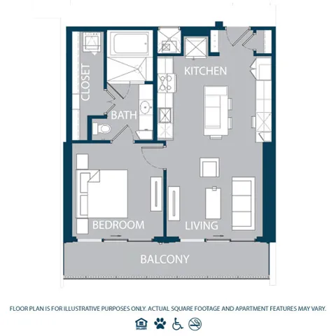 The Jordan by Windsor Rise apartments Dallas Floor plan 4