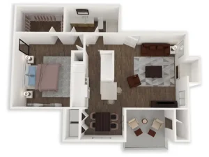 The Legacy at Clear Lake Rise Apartments Houston Floorplan 3