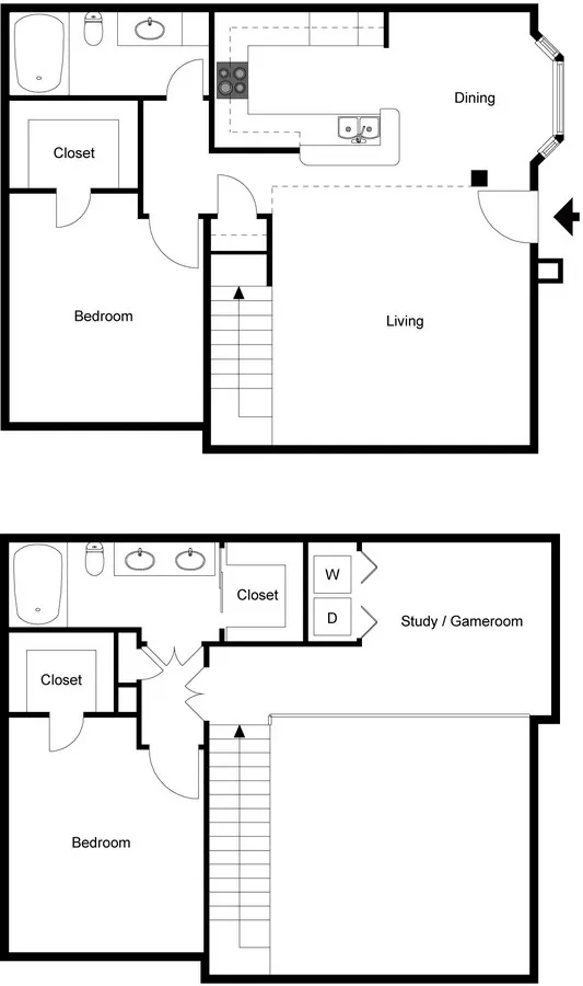 The Lexington Rise apartments Houston Floor plan 10