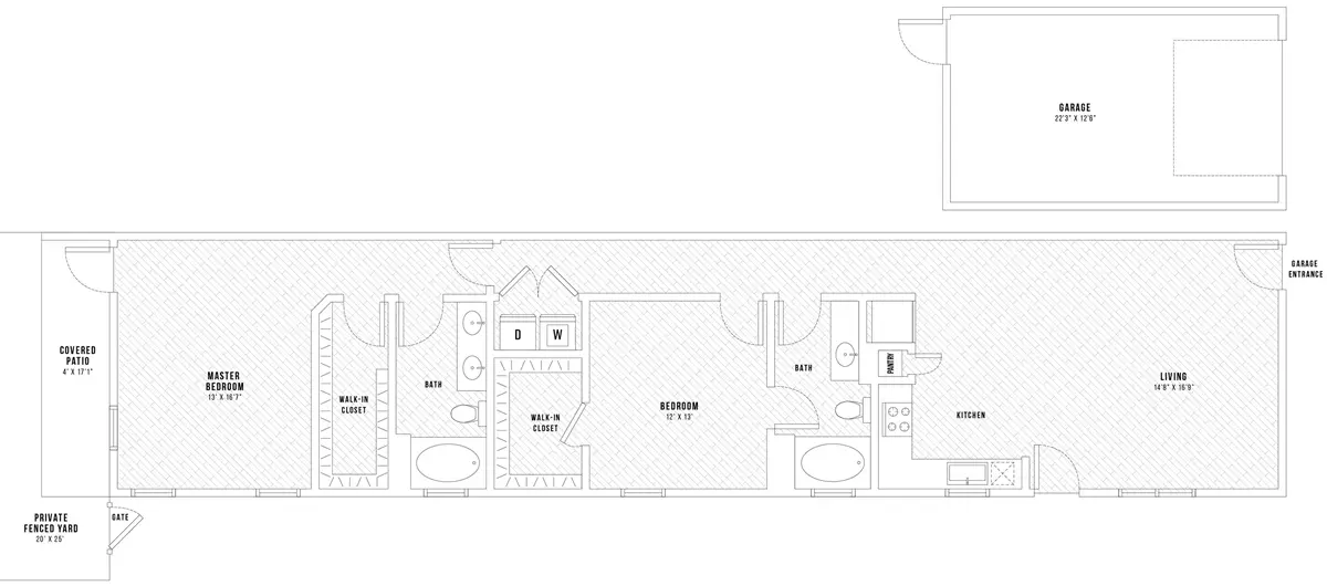 The Luxe of Prosper Rise apartments Dallas Floor plan 4