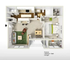 The Milano Rise apartments Houston FloorPlan 2