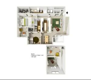 The Milano Rise apartments Houston FloorPlan 9