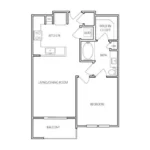 The Milo on Westheimer Rise apartments Houston Floor plan 1