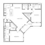 The Milo on Westheimer Rise apartments Houston Floor plan 13