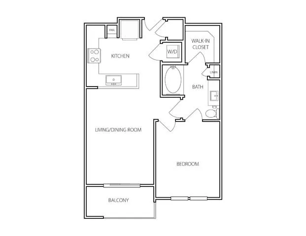 The Milo on Westheimer Rise apartments Houston Floor plan 2