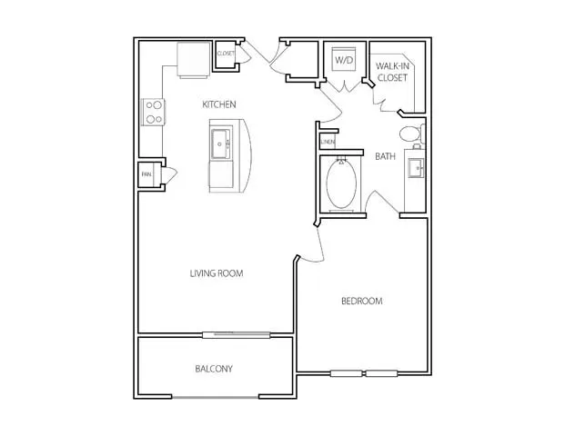 The Milo on Westheimer Rise apartments Houston Floor plan 3