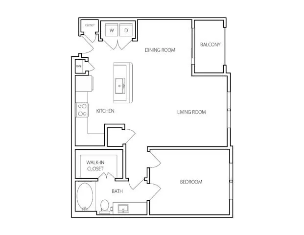 The Milo on Westheimer Rise apartments Houston Floor plan 5