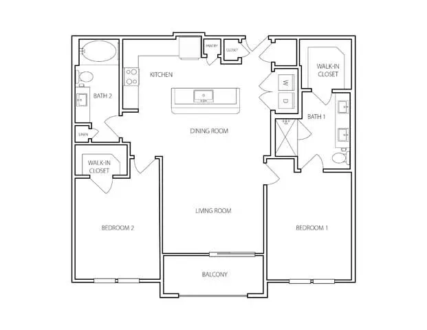 The Milo on Westheimer Rise apartments Houston Floor plan 7