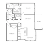 The Milo on Westheimer Rise apartments Houston Floor plan 9