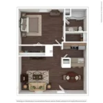 The Ridley Apartment Homes Rise Apartments FloorPlan 15