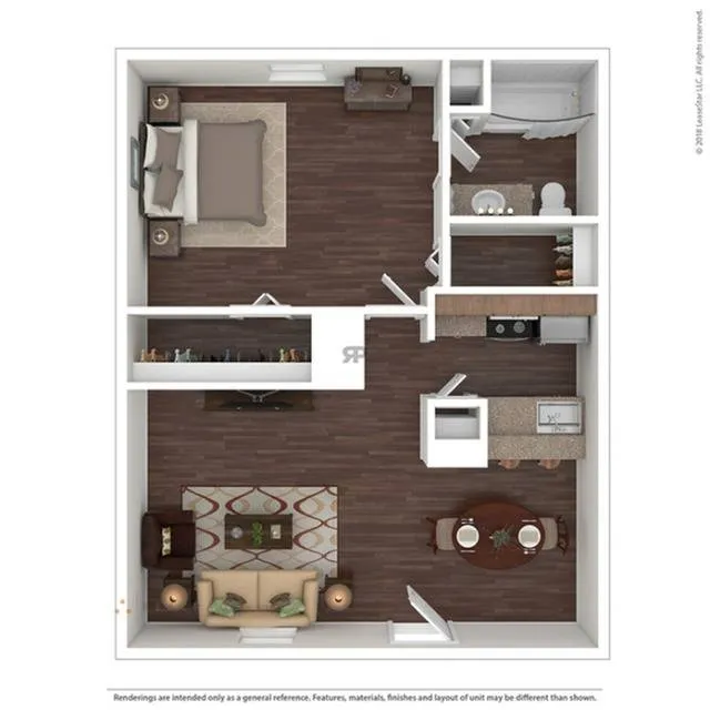 The Ridley Apartment Homes Rise Apartments FloorPlan 16