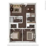 The Ridley Apartment Homes Rise Apartments FloorPlan 21