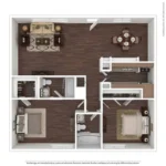 The Ridley Apartment Homes Rise Apartments FloorPlan 23