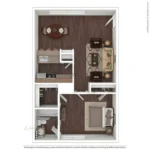 The Ridley Apartment Homes Rise Apartments FloorPlan 5