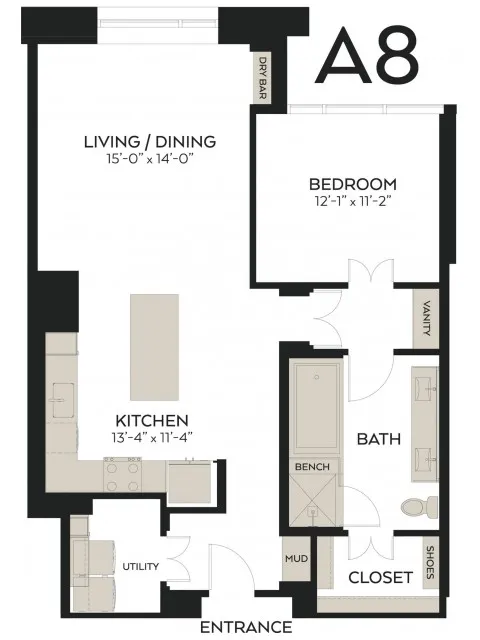 The Victor Rise apartments Dallas Floor plan 10