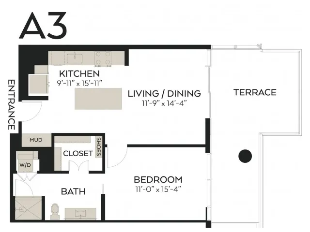 The Victor Rise apartments Dallas Floor plan 12