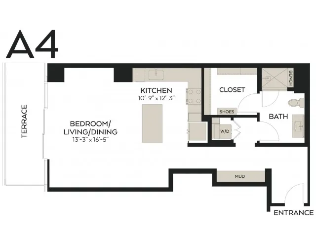 The Victor Rise apartments Dallas Floor plan 2