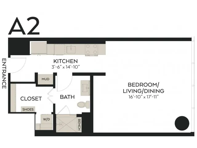 The Victor Rise apartments Dallas Floor plan 3