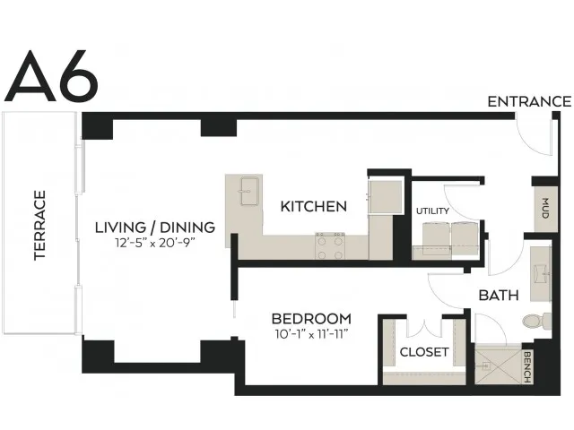 The Victor Rise apartments Dallas Floor plan 4