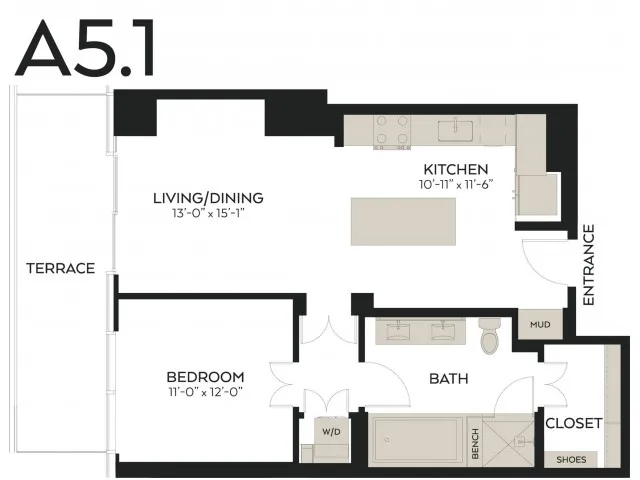 The Victor Rise apartments Dallas Floor plan 5