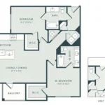 The Wildwood Houston Rise Apartments FloorPlan 5