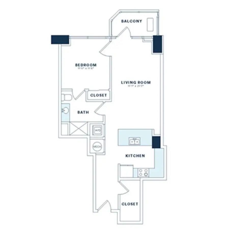 Victory Place Rise Apartments Floorplan 10