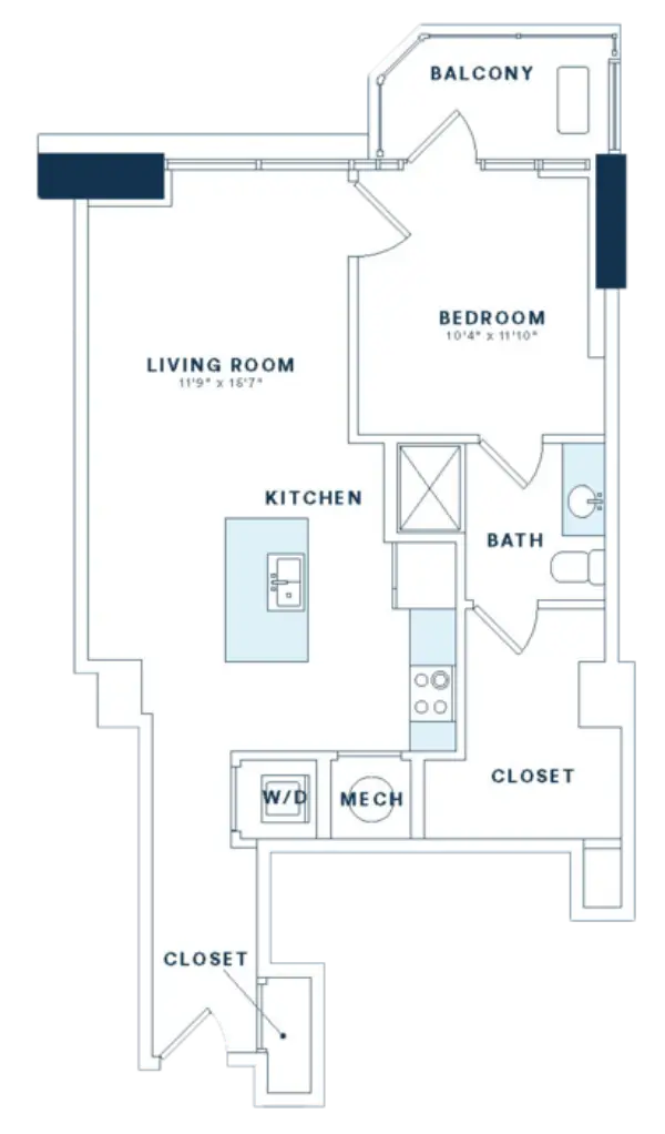 Victory Place Rise Apartments Floorplan 11