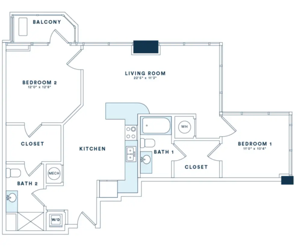 Victory Place Rise Apartments Floorplan 18