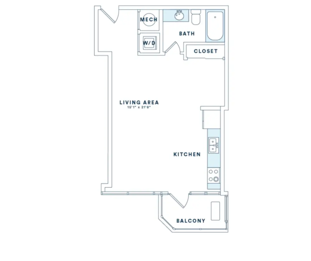 Victory Place Rise Apartments Floorplan 2