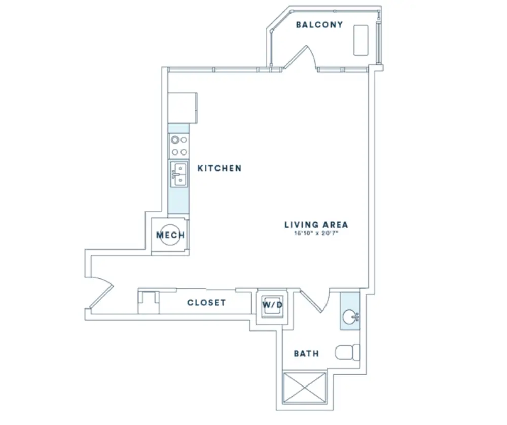 Victory Place Rise Apartments Floorplan 3