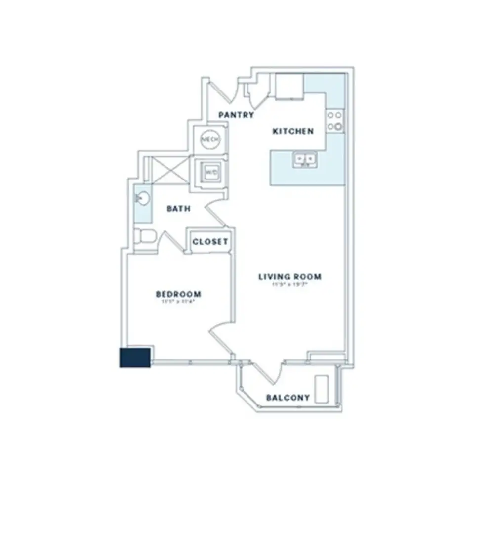 Victory Place Rise Apartments Floorplan 6