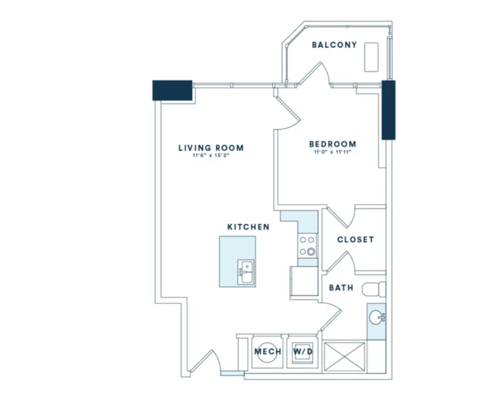 Victory Place Rise Apartments Floorplan 7