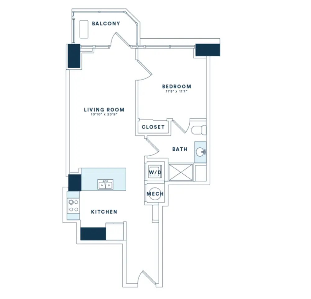 Victory Place Rise Apartments Floorplan 8