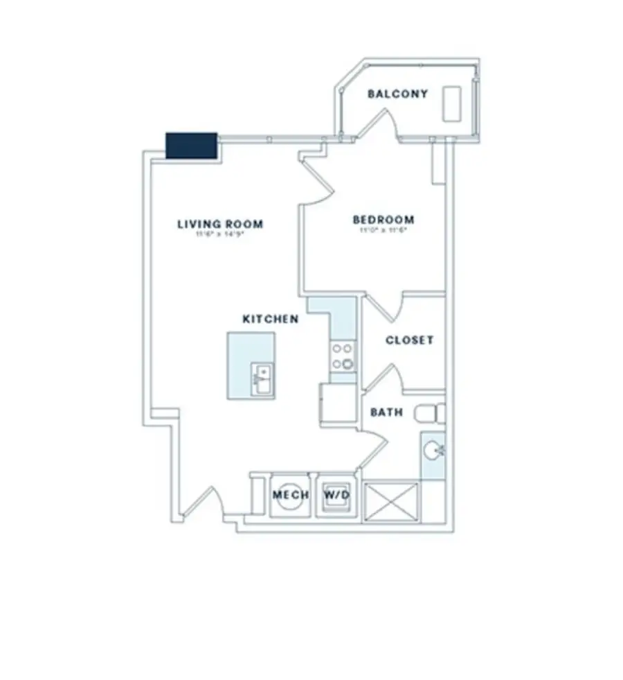Victory Place Rise Apartments Floorplan 9