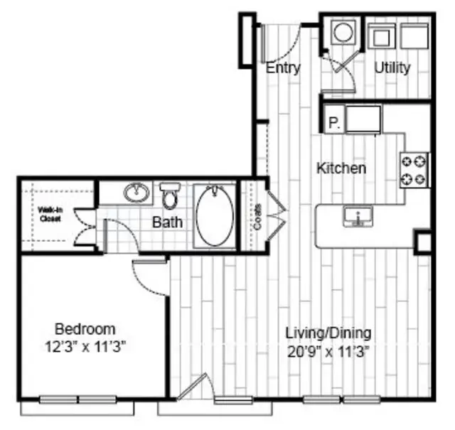 Virage Luxury Rise Apartments Houston FloorPlan 10