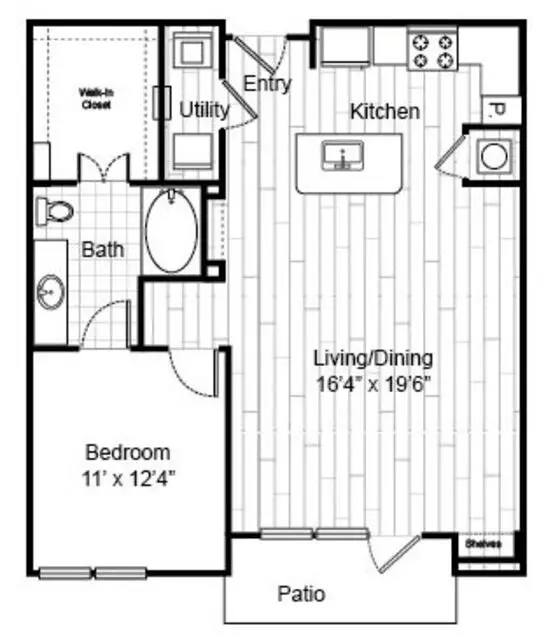 Virage Luxury Rise Apartments Houston FloorPlan 5