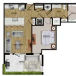 Warehouse District I Rise Apartments Houston FloorPlan 17