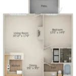 Westmount at Eldridge Rise apartments Houston Floor plan 2