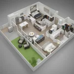 Yardly Cypress Rise Apartments Houston FloorPlan 2