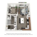 4600 Ross Rise apartments Dallas Floor plan 4