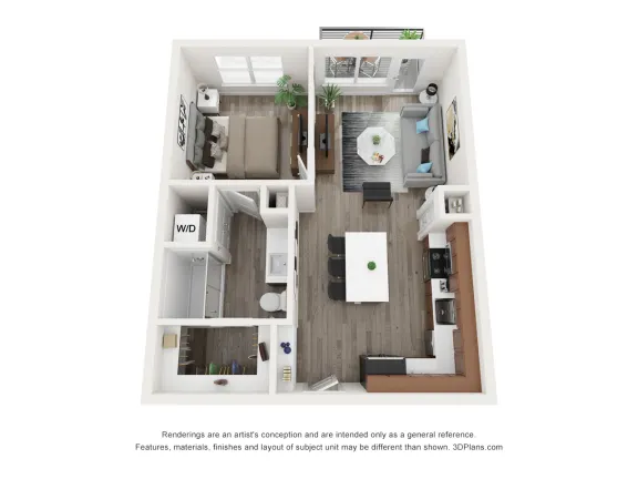 4600 Ross Rise apartments Dallas Floor plan 4