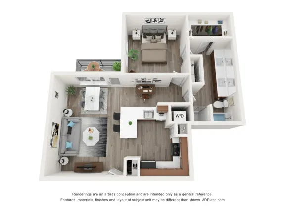 4600 Ross Rise apartments Dallas Floor plan 7