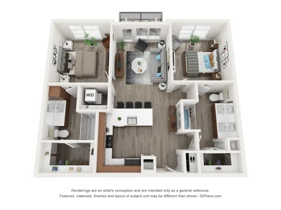 4600 Ross Rise apartments Dallas Floor plan 8