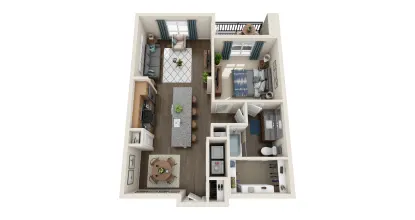 801 LasCo Rise apartments Dallas Floor plan 4