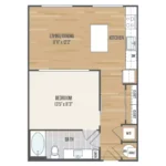 AMLI Grapevine Rise apartments Dallas Floor plan 1
