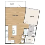 AMLI Grapevine Rise apartments Dallas Floor plan 10